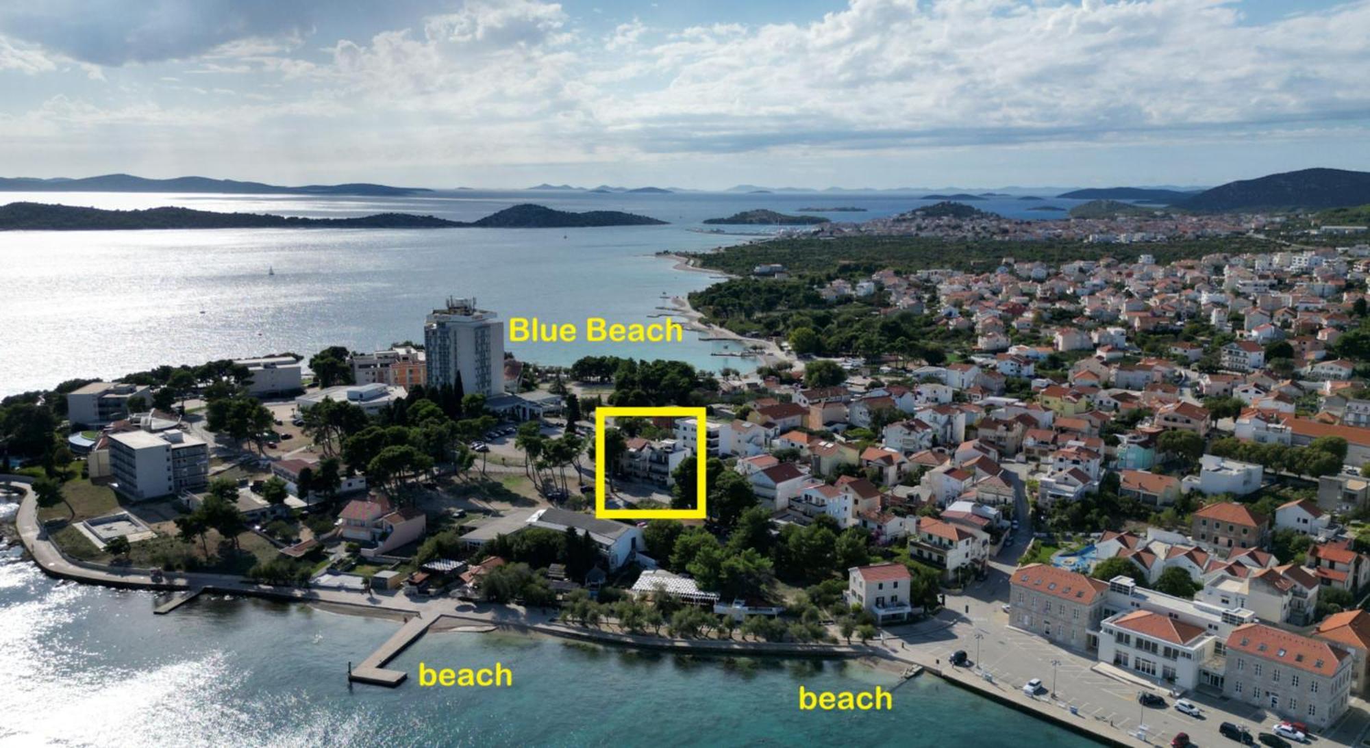 Neue Wohnung In Vodice Mit Grosser Terrasse Exterior photo